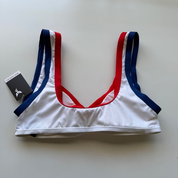 Sea Angel Womens Swim Set Red White Blue Fourth of July Bikini Swim Set Medium - Picture 8 of 15